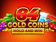 64 Gold Coins Hold and Win